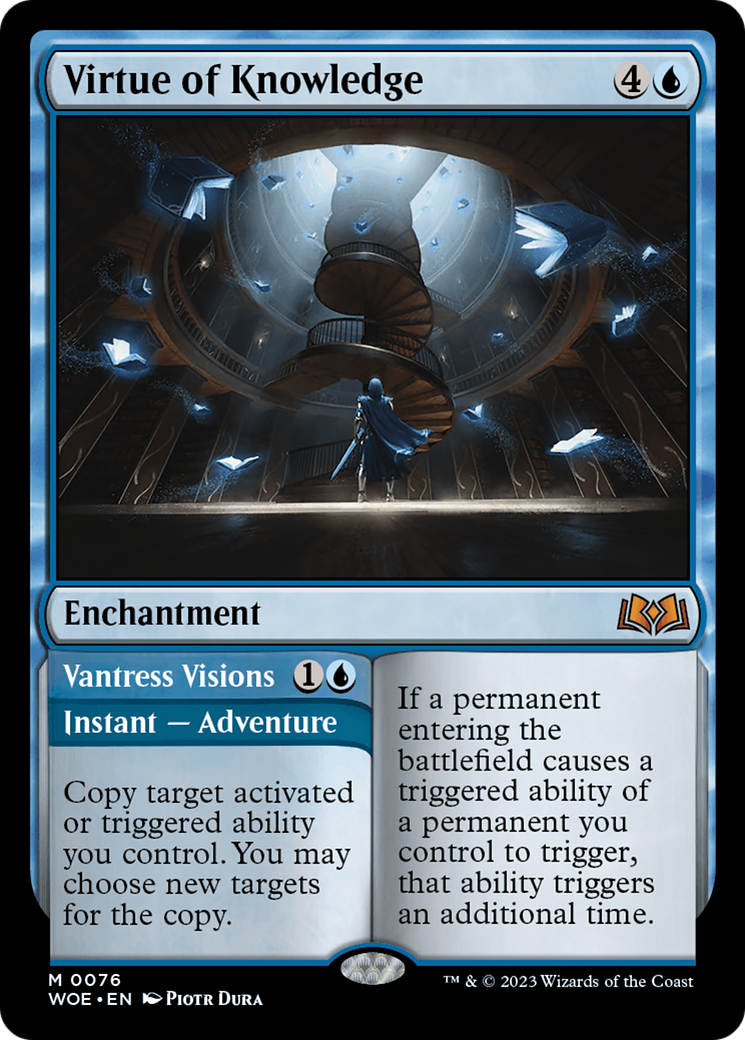 Virtue of Knowledge (076) Foil - Wilds of Eldraine