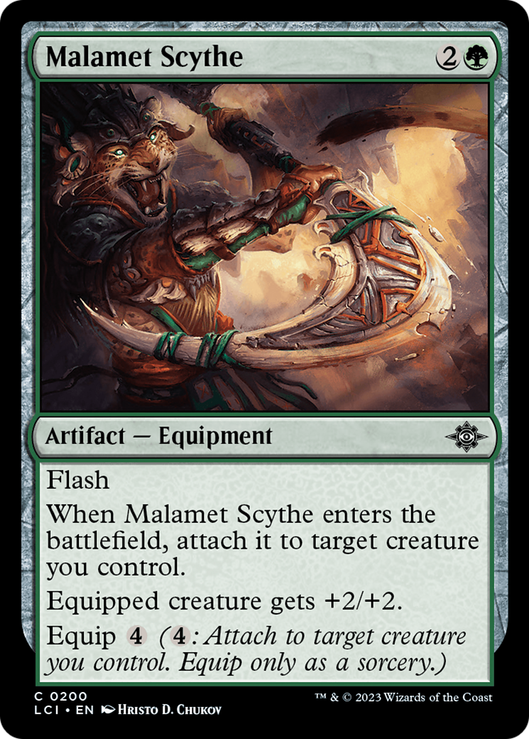 Malamet Scythe (200) Foil - The Lost Caverns of Ixalan