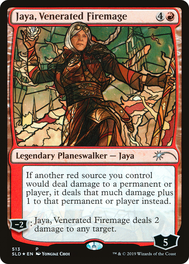 Jaya, Venerated Firemage (513) Foil - Secret Lair Drop