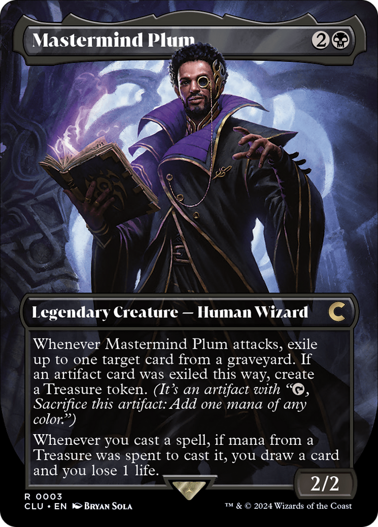 Mastermind Plum (Borderless) (003) - Ravnica: Clue Edition