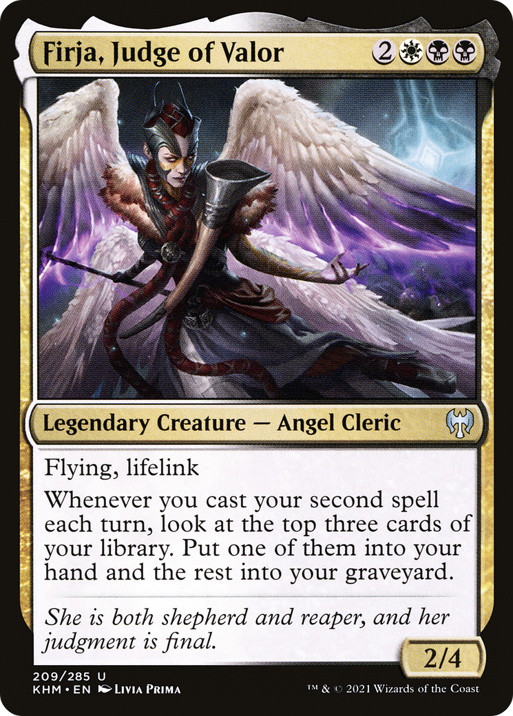 Firja, Judge of Valor (209) Foil - Kaldheim