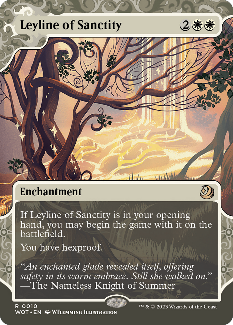 Leyline of Sanctity (Showcase) (010) Foil - Wilds of Eldraine: Enchanting Tales