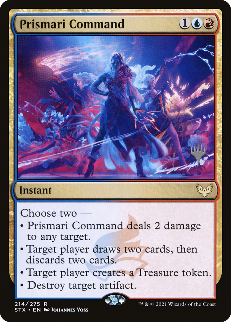 Prismari Command (214) Foil - Strixhaven: School of Mages Promos