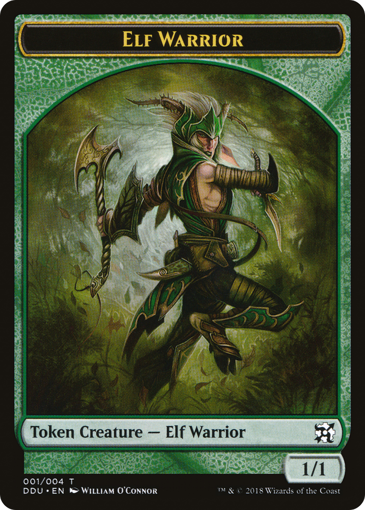 Elf Warrior Token (001) - Duel Decks: Elves vs. Inventors Tokens