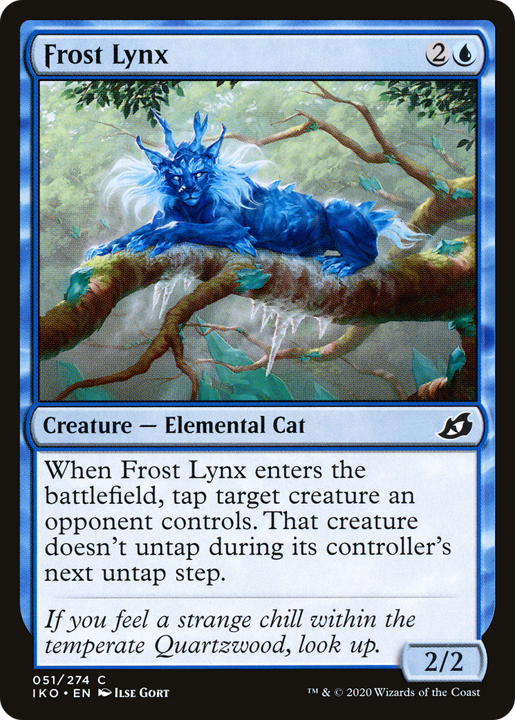Frost Lynx (051) Foil - Ikoria: Lair of Behemoths