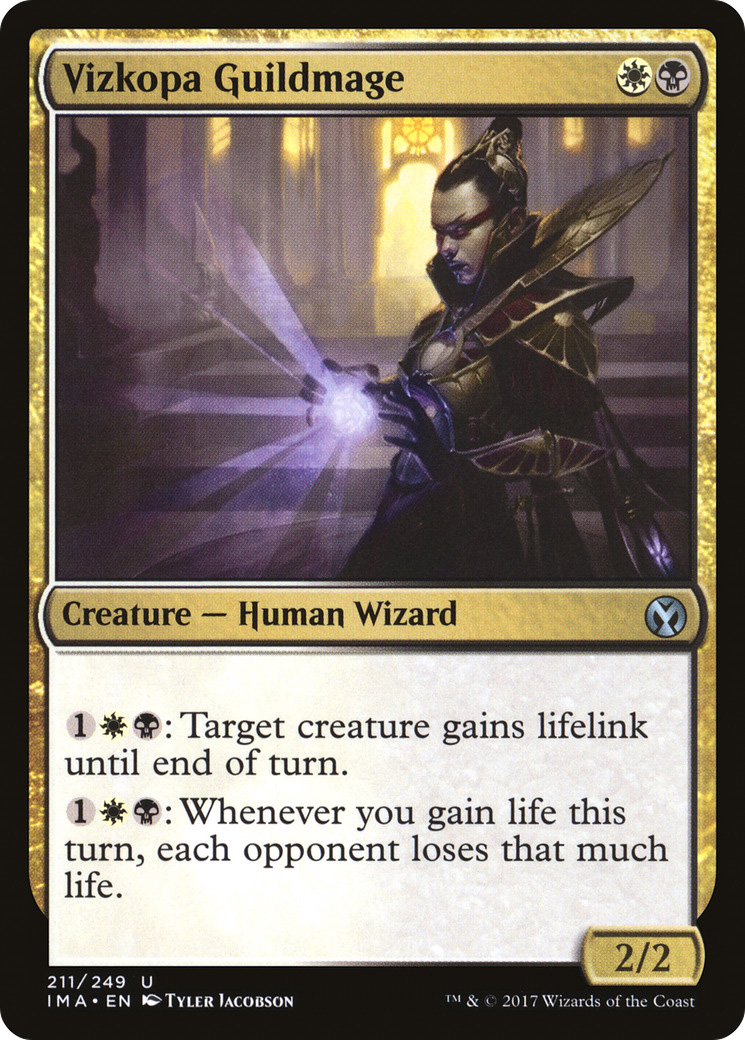 Vizkopa Guildmage (211) Foil - Iconic Masters