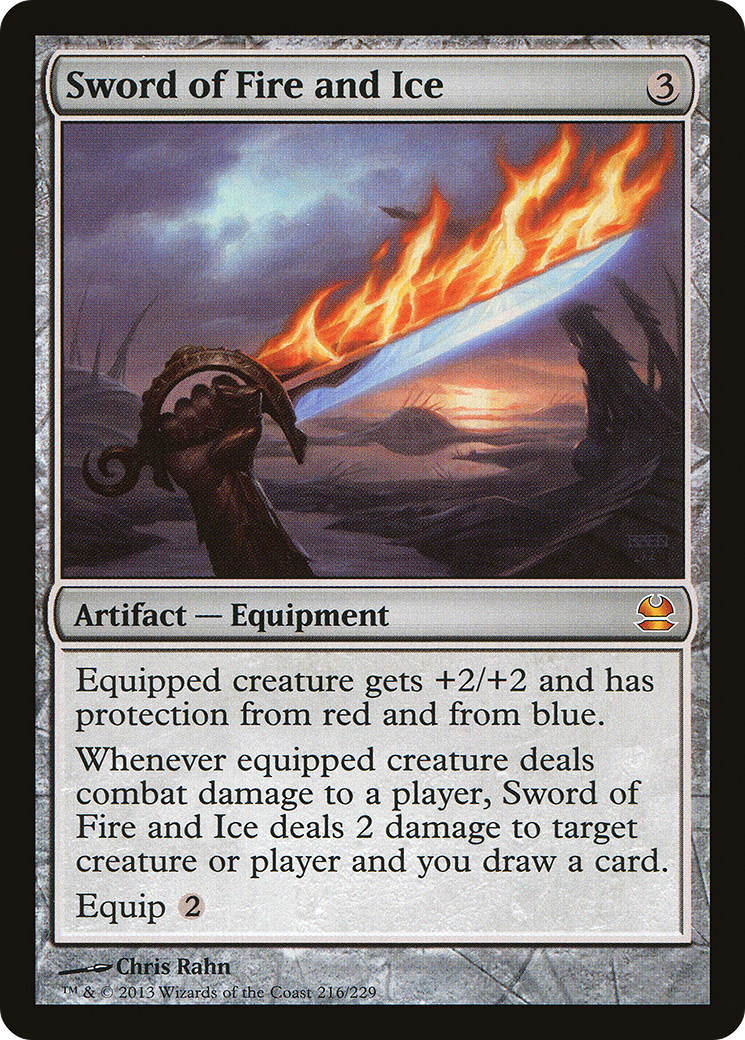 Sword of Fire and Ice (216) Foil - Modern Masters