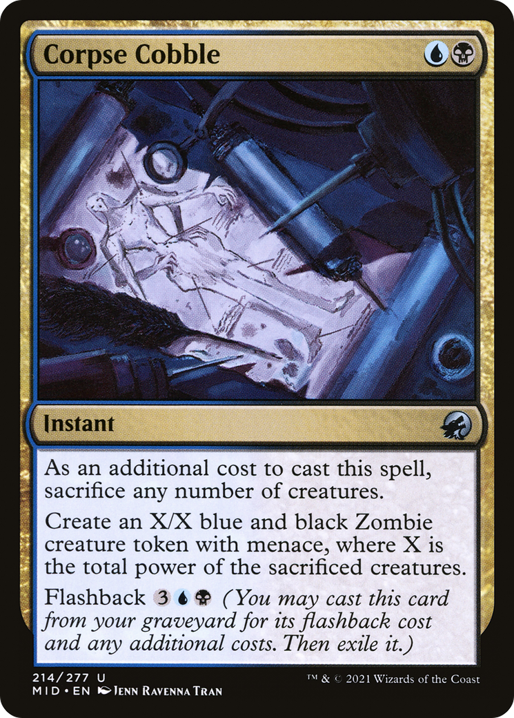 Corpse Cobble (214) Foil - Innistrad: Midnight Hunt