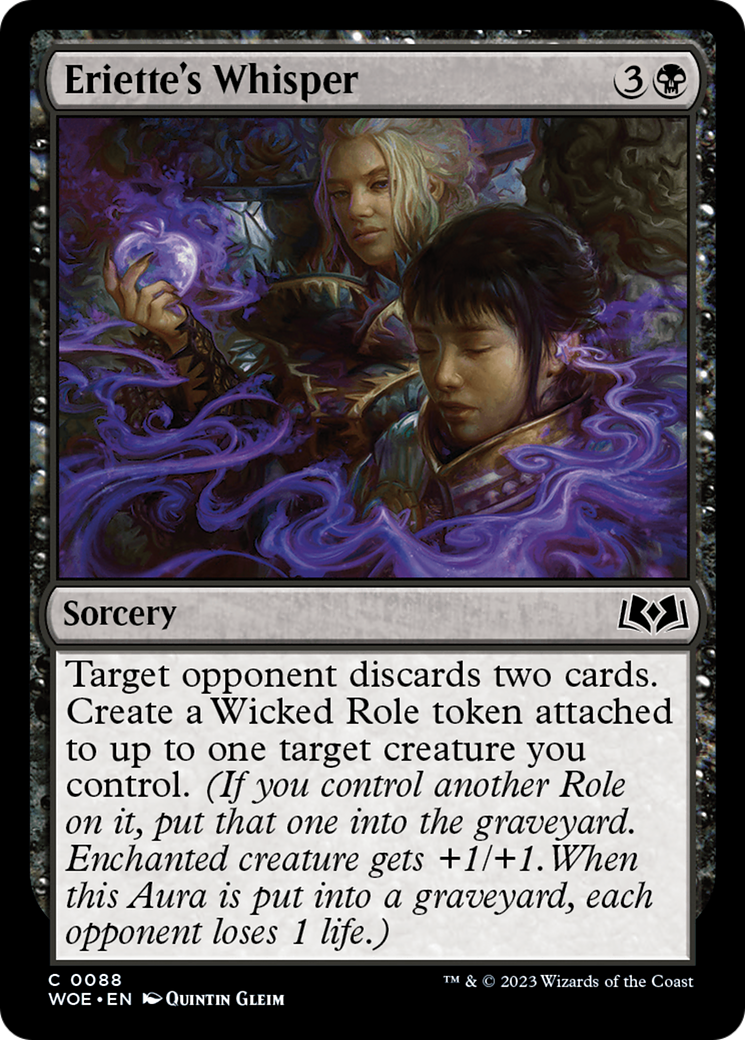 Eriette's Whisper (088) Foil - Wilds of Eldraine