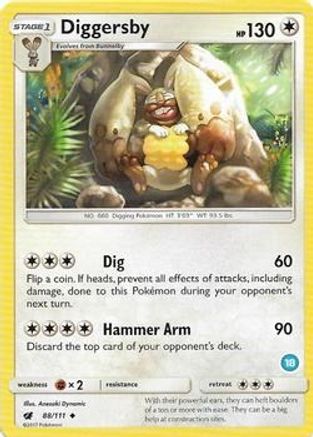 Diggersby (88) - Trainer Kit: Alolan Sandslash & Alolan Ninetales