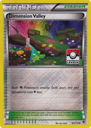Dimension Valley (Pokemon League) (93) Reverse Holofoil - League & Championship Cards