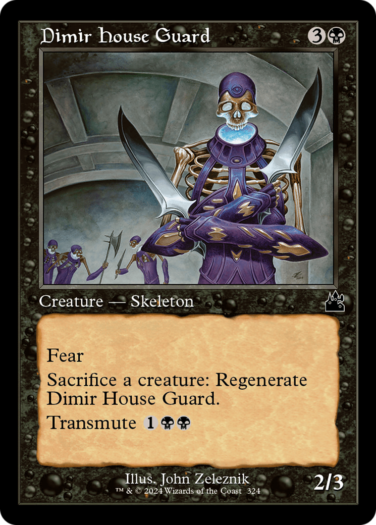 Dimir House Guard (Retro) (324) Foil - Ravnica Remastered