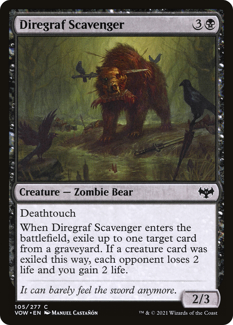 Diregraf Scavenger (105) - Innistrad: Crimson Vow Foil