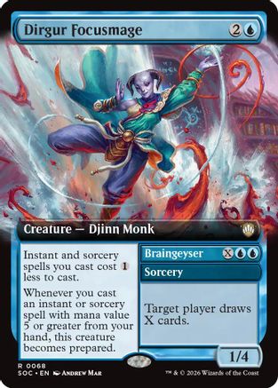 Dirgur Focusmage (Extended Art) (068) - Commander: Secrets of Strixhaven