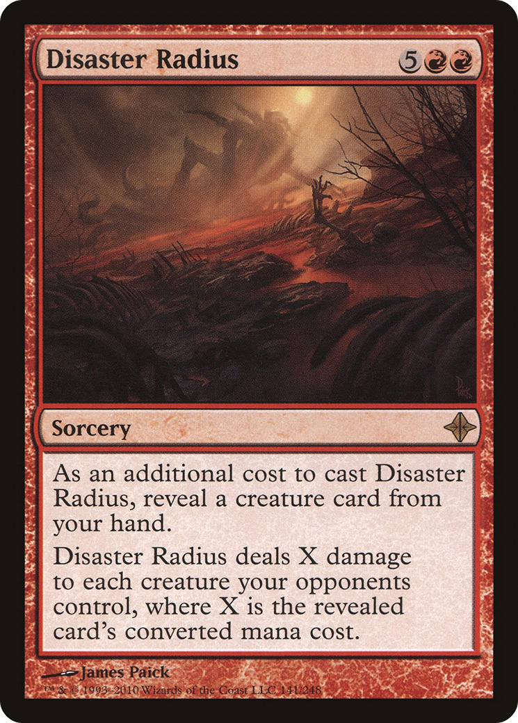 Disaster Radius (141) Foil - Rise of the Eldrazi