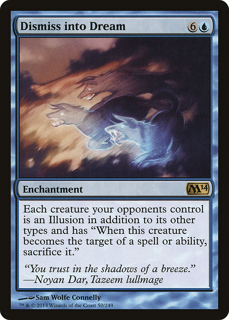 Dismiss into Dream (050) Foil - Magic 2014