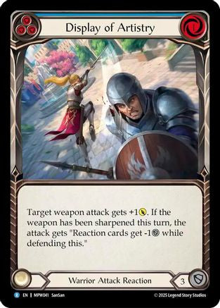 Display of Artistry (Blue) (MPW041) - Mastery Pack Warrior