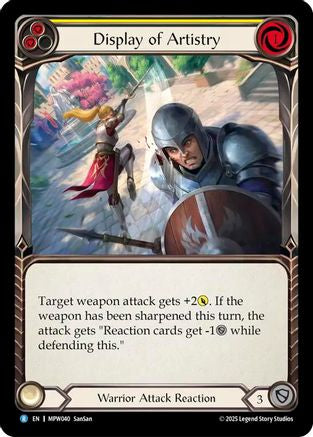 Display of Artistry (Yellow) (MPW040) - Mastery Pack Warrior