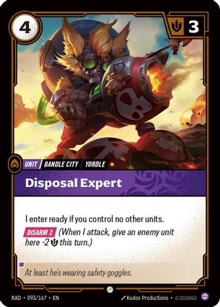 Disposal Expert (093) - Radiance