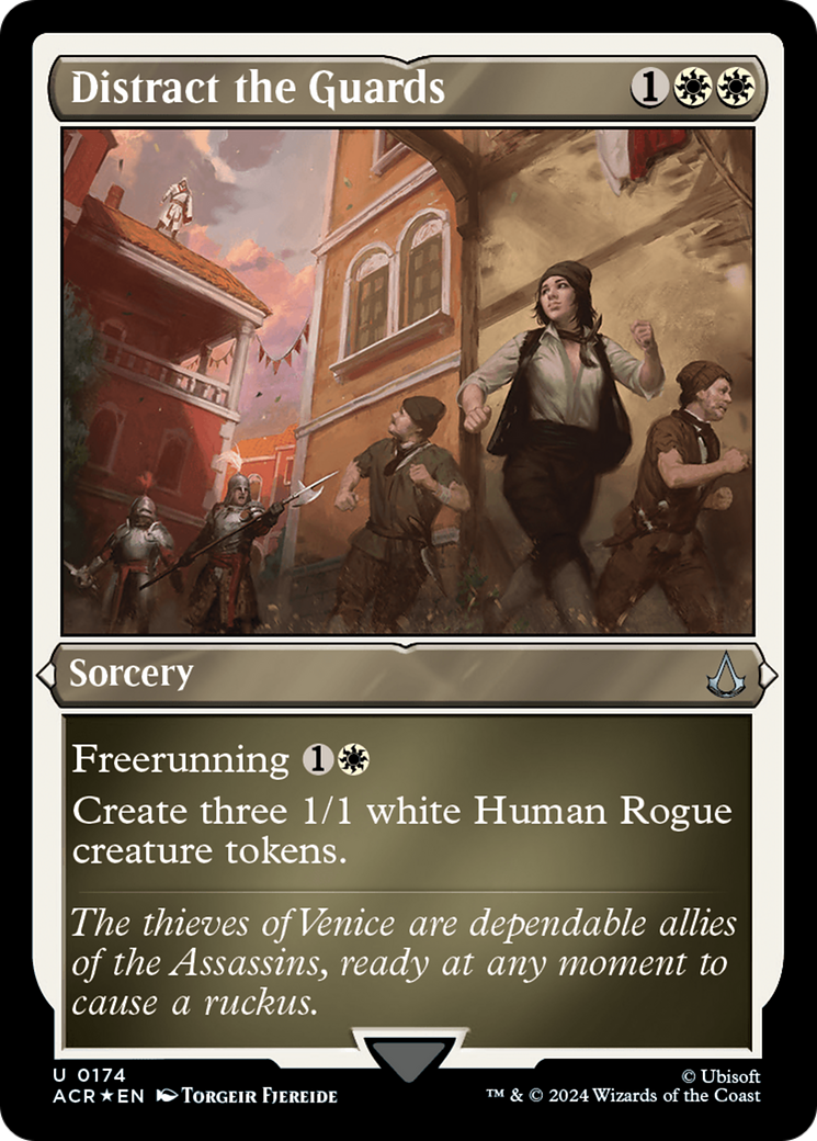 Distract the Guards (174) Etched Foil - Assassin's Creed