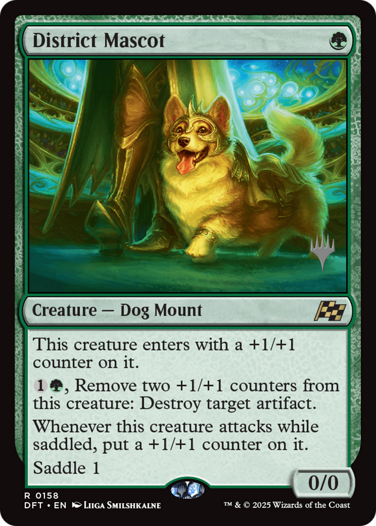 District Mascot (Promo Pack) (158) Foil - Aetherdrift