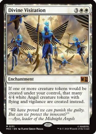 Divine Visitation (131) Surge Foil - Commander: Marvel Super Heroes