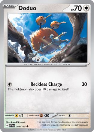 Doduo (84) Reverse Holofoil - 151