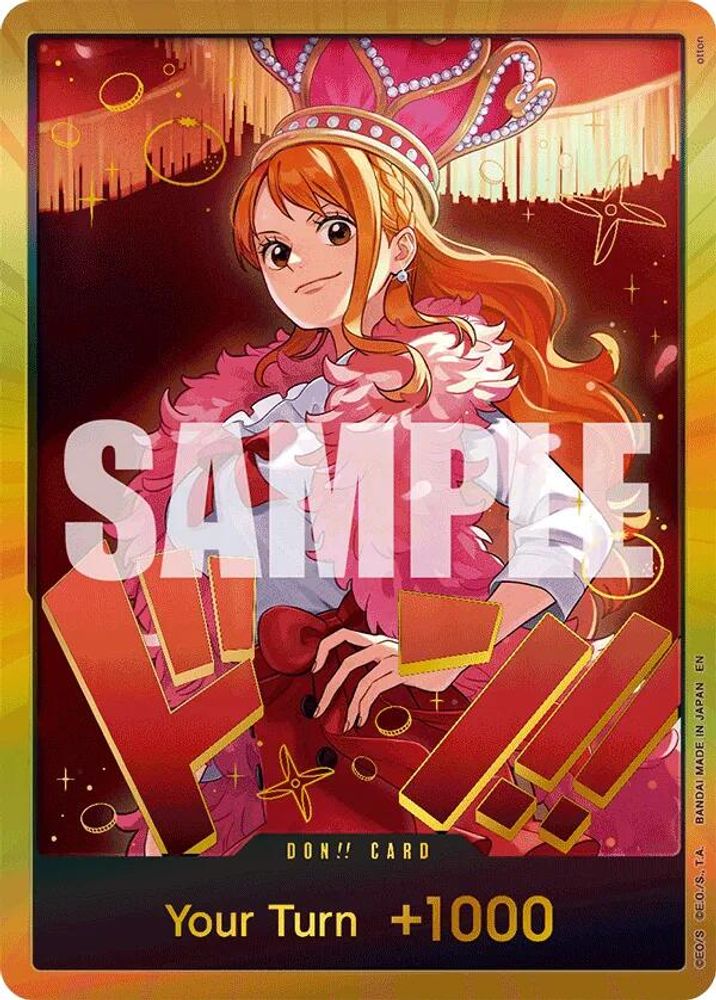 DON!! Card (Nami) (Gold) Foil - EB03