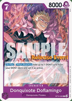 Donquixote Doflamingo (OP16-069) Release Event Cards