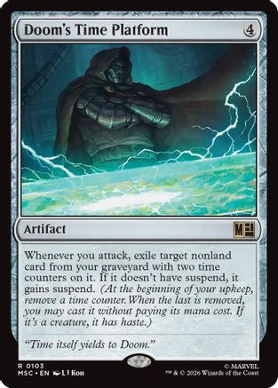 Doom's Time Platform (103) Surge Foil - Commander: Marvel Super Heroes