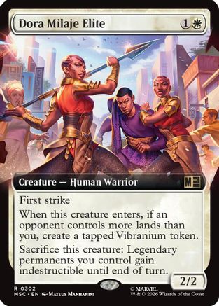 Dora Milaje Elite (Extended Art) (302) - Commander: Marvel Super Heroes