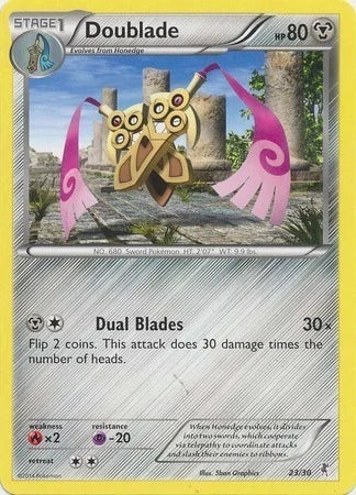 Doublade (23) - Trainer Kit: Bisharp & Wigglytuff