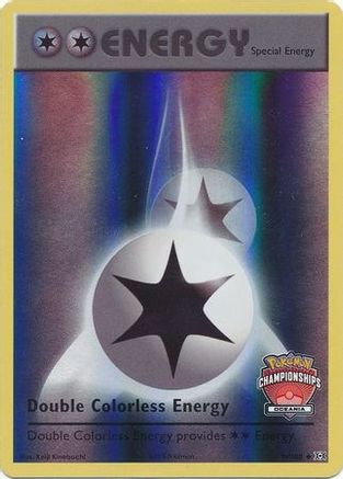 Double Colorless Energy (Oceania Championships) (90) Reverse Holofoil - League & Championship Cards