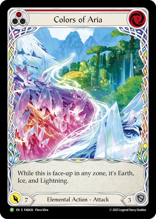 Colors of Aria (Extended Art) (FAB426) Cold Foil - FaB Promos