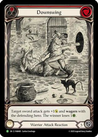 Downswing (Extended Art) (FAB485) Rainbow Foil - Flesh and Blood: Promo Cards