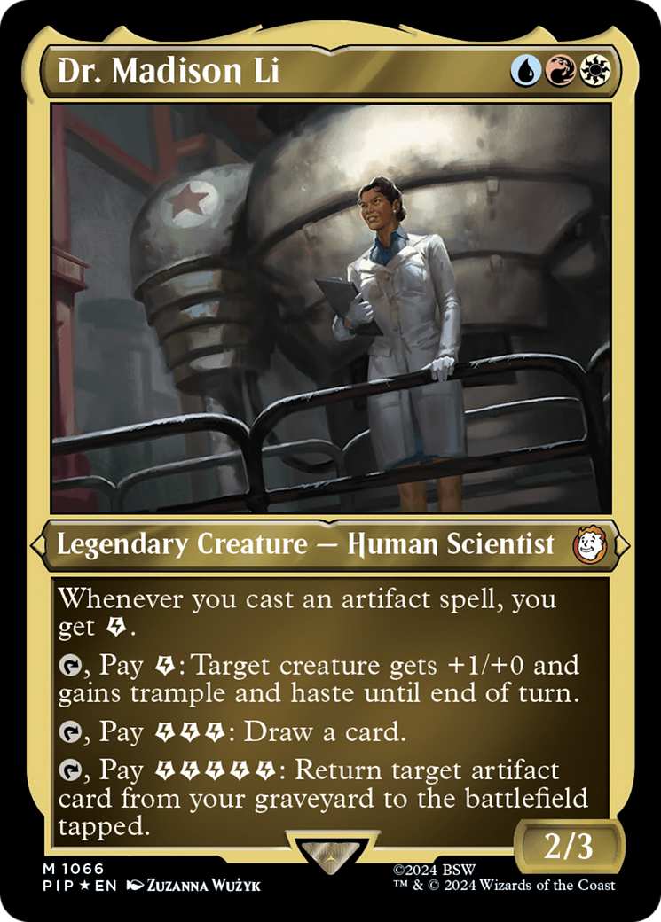Dr. Madison Li (Display Commander) (1066) Etched Foil - Fallout
