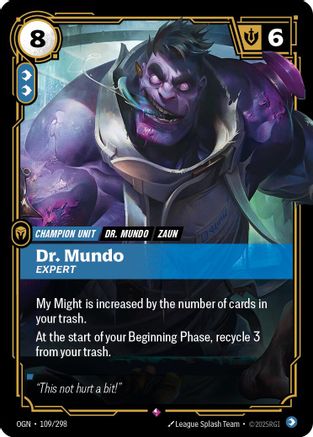 Dr. Mundo – Expert (109) Foil - Origins