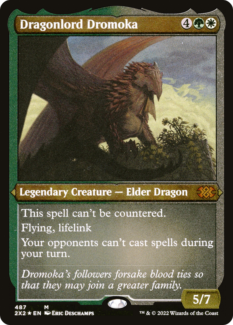 Dragonlord Dromoka (487) Etched Foil - Double Masters 2022