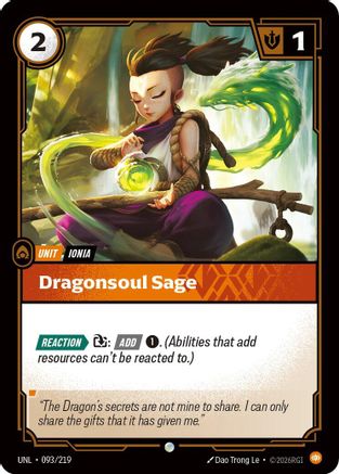 Dragonsoul Sage (093) - Unleashed