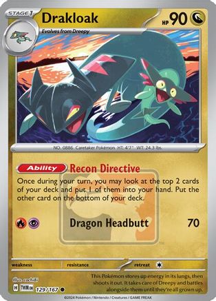 Drakloak (129) Reverse Holofoil - Twilight Masquerade