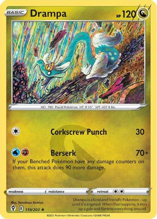 Drampa (119) Reverse Holofoil - Evolving Skies