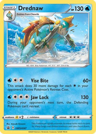 Drednaw (SWSH047) Holofoil - Black Star Promos