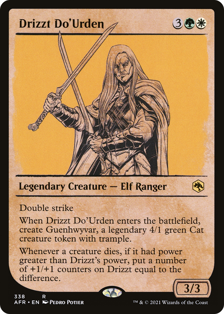Drizzt Do'Urden (Showcase) (338) - Adventures in the Forgotten Realms Foil