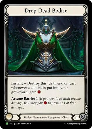 Drop Dead Bodice (JDG087) Cold Foil - Flesh and Blood: Promo Cards