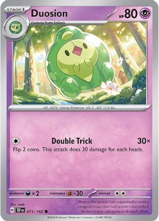 Duosion (71) Reverse Holofoil - Temporal Forces