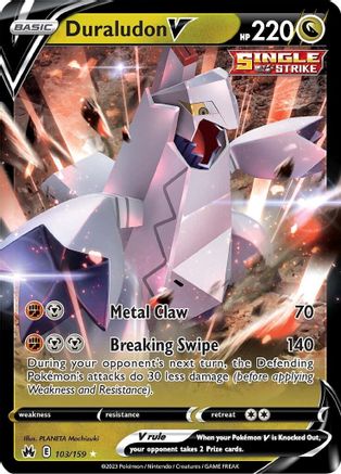 Duraludon V (103) Holofoil - Crown Zenith