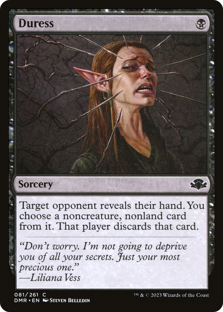 Duress (081) - Dominaria Remastered Foil