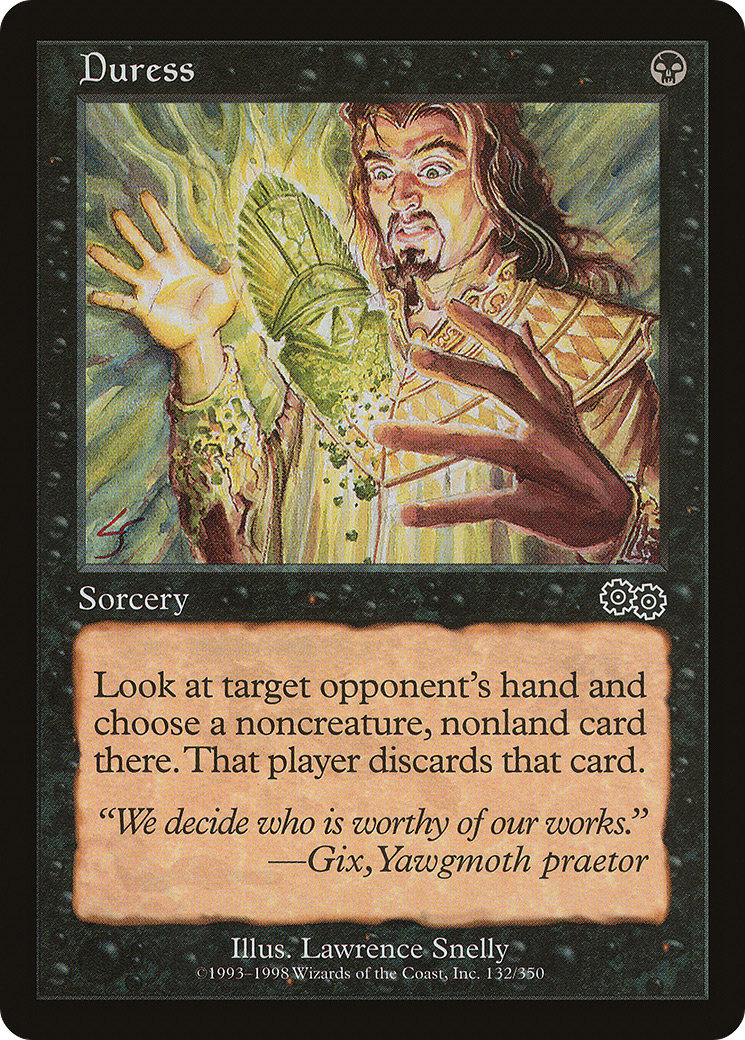 Duress (132) - Urza's Saga