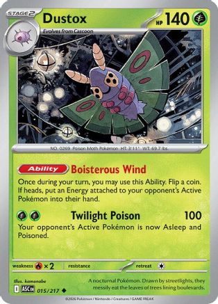 Dustox (15) Reverse Holofoil - Ascended Heroes
