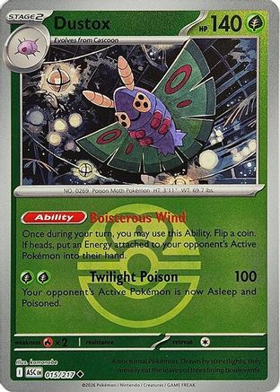 Dustox (Love Ball) (15) Reverse Holofoil - Ascended Heroes